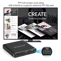 Lecteur multimédia 4K avec télécommande Lecteur USB 8 To Carte TF Prise en charge HDMI/AV-Lecteur numérique MP4 PPT MKV AVI H.265 MP4