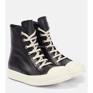Zapatillas Deportivas Unisex de Piel de Becerro Original con Ojales Metálicos, Estilo Senderismo y Pesca, de Cuero Genuino, con Cordones Grandes y Caña Alta - Product Image 3