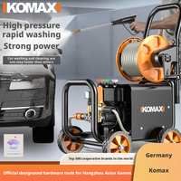 KOMAX Machine de lavage de voiture industrielle et domestique 220V, haute pression, avec pompe et pistolet de nettoyage, portable