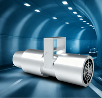 Ventilateur à jet pour projets d'infrastructure internationaux, autoroutes, tunnels de métro, parkings, mines métalliques, silencieux, longue portée, forte poussée