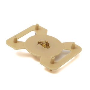Placa frontal de 4 pines en blanco beige 312A ITC para placa frontal en blanco de 4 pines programable y personalizable - Product Image 1