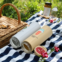 Gourdes d'eau chic personnalisables avec logo – Cadeau promotionnel portable, tasse de voyage, bouteille d'eau en plastique pour enfants et écoliers