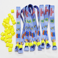 Bracelets de sublimation personnalisés de haute qualité, vos propres bracelets en polyester avec message ou logo, bracelet en tissu