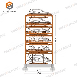 Thủy lực bán tự động xe thiết bị đỗ xe đa cấp độ thông minh hệ thống đỗ xe - Product Image 3