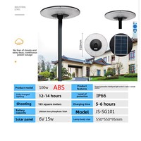 Super lumineux UFO LED jardin solaire DC alimenté par batterie IP67 étanche pour la maison zones rurales conception de soucoupe volante pour les autoroutes