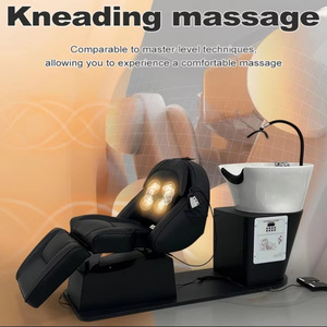 Luxury Electric Head Shampoo Massage Chair Salon Washing Spa Chair Hair Shampoo <b>Bed</b> Shampoo Bowl and Chair for Beauty Salon - Product Image 2