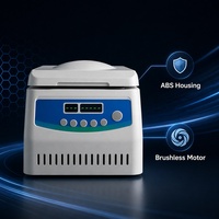 Centrifugeuse à rotor oscillant pour usage vétérinaire, pour le traitement et la purification stratifiée d'échantillons sanguins d'animaux, vitesse maximale 10000 tr/min, en acier inoxydable