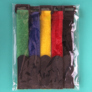 Bán buôn thân thiện với môi tự dính Back-to-Back Nylon móc vòng lặp quan hệ cáp khóa dây đai cho văn phòng nhà lớp học lưu trữ - Product Image 3