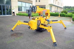 Nhiệm vụ nặng nề 5ton 8ton 10ton 12ton 14ton Spider Crawler <span class=keywords><strong>Crane</strong></span> thang máy hoist Glass Curtain Wall Lift với Telescopic Boom - Product Image 4