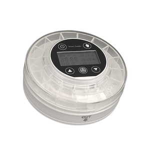 Özelleştirilmiş renkler 200ml otomatik balık besleyici çevre dostu plastik 360 derece 220V ve LCD ekran ile dönebilir - Product Image 2