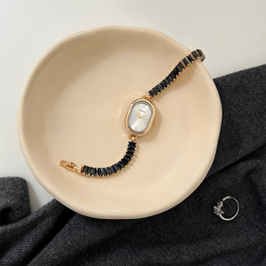 Montre pour femme LAN-201, nouvelle chaîne, plaque elliptique, style simple, rétro, montre à quartz - Product Image 2