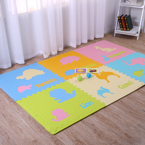 eco amigable de piso suave <span class=keywords><strong>tatami</strong></span> rompecabezas de dibujos animados de animales de interconexión niños bebé eva mat - Product Image 2