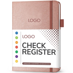 Quaderno con registro di controllo del libro del registro di contabilità in rilievo con Logo in ecopelle per la contabilità delle piccole imprese - Product Image 2