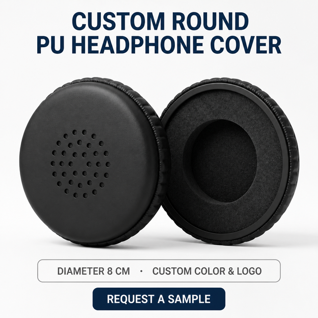 Customized Breathable PU Leather Ear Pads Universal Headphone Cushions Comfort Replacement Covers Premium Manufacturer