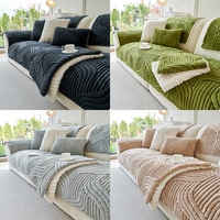 Housses de Canapé Simples et Élastiques Sur Mesure, Vente en Gros d'Usine, Coussins Antidérapants pour Toutes Saisons Adaptés aux Animaux de Compagnie, Textiles de Maison