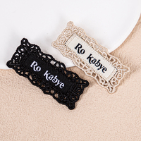 Accessoires de broderie tricotés, dentelle décorative, coiffe en forme de fleur, patchs pour vêtements