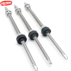 Outils de quincaillerie, fixations, boulons de suspension pour montage de panneaux solaires sur toit, acier inoxydable, boulons de suspension <span class=keywords><strong>silencieux</strong></span> pour climatisation centrale - Product Image 1