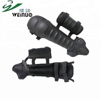 Protège-jambes tactiques robustes en EVA, protection professionnelle pour tibia, genou et cheville, plaque rigide, fermeture à boucle