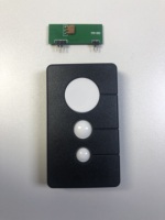 Transmisor RF para Puerta de Garaje Superheterodino con Código de Prevención Colone y Control Remoto con Código Variable/Aprendizaje, 4 Botones, Alcance de 100 m