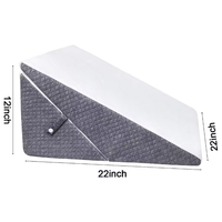 Einstellbares Memory Foam-Keil kissen mit zwei schicht iger Unterstützung Mehrzweck-Dreiecks bettkeil zum Lesen des Schlafes und zur Schmerz linderung