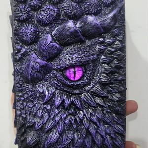 Reliure de cartes à collectionner personnalisée en résine œil de <span class=keywords><strong>dragon</strong></span> 3D faite à la main pour <span class=keywords><strong>Magic</strong></span> <span class=keywords><strong>the</strong></span> <span class=keywords><strong>Gathering</strong></span> MTG TCG 4 9 pochettes Toploader - Product Image 3