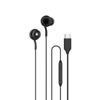 Earphone In-ear Berkabel YooKiE ETL02 Tipe-C Terlaris dengan Kontrol Volume Mic, Driver 14mm, Transmisi Digital, Tahan Air IPX-4, 1.2M