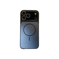 Coque magnétique métallique électroplaquée unie simple, transformable instantanément en 17 Promax, pour Apple iPhone 16 Pro Max 17 15