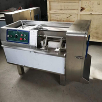 Máquina automática para cortar en cubitos carne congelada para cortar queso, frutas y verduras