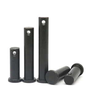 Pasador de Acero al Carbono con Óxido Negro y Cabeza Plana con Orificio - Product Image 1