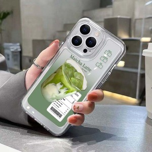 Matcha Latte <span class=keywords><strong>foto</strong></span> stampa antiurto spazio TPU custodia per telefono cellulare per Iphone 8 X Xr Xs 11 12 13 14 15 16 17 Pro Max - Product Image 3