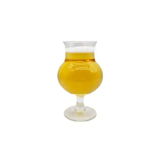Copo de vidro para cerveja e jantar em casa, copo de brandy de barriga grande e pés curtos, mais vendido
