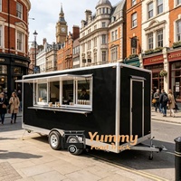 Délicieux fourgonnettes commerciales certifiées CE DOT Concession Food Trailers entièrement équipés Fast Food Truck Cart Pizza Coffee Container