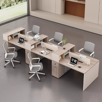 Nouvelle Chaise de Bureau Convertible au Design Moderne et Durable, Poste de Travail Réglable en MDF avec Cloison Modulaire pour le Personnel de Bureau
