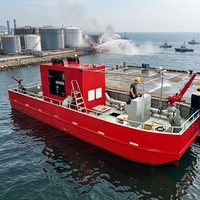 Bateau de lutte contre les incendies en alliage d'aluminium de 11,5 m adapté aux incendies d'hydrocarbures