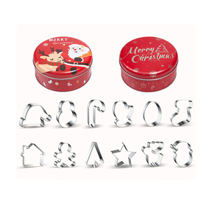 <span class=keywords><strong>Emporte</strong></span>-pièce Maison de Noël 2026 en Acier Inoxydable pour Biscuits et Gâteaux, Motif Bonhomme de Neige, Idéal Cadeau de Noël - Product Image 5