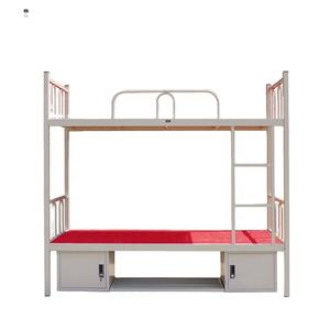 Современная двухэтажная металлическая двухъярусная кровать стальная мебель для гостиной и спальни для школьного общежития - Product Image 1