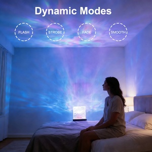 Aurora Northern <strong>Lights</strong> Ocean Wave <strong>Projector</strong> Night Gemly Water Ripple Cube <strong>Light</strong> Gradual Rotating Flame Wave Effect Colorful Lamp - Product Image 5
