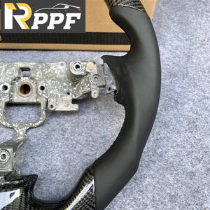 Volante Deportivo de 3 Radios de Fibra de Carbono y Cuero de Alta Calidad y Nuevo Diseño para <span class=keywords><strong>Mazda</strong></span> <span class=keywords><strong>RX8</strong></span>, Repuestos Automotrices Más Vendidos - Product Image 6