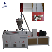 Extrudeuse en plastique, m, Machine de fabrication de profil de panneau de plafond, perles d'angle, PVC, PP