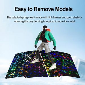 Plaque d'impression holographique PEF+PEY 235x235mm pour Adventurer AD5X/5M/5M <span class=keywords><strong>Pro</strong></span> <span class=keywords><strong>Ender</strong></span> <span class=keywords><strong>3</strong></span>, lit d'impression magnétique en acier à ressort Confetti Arc-en-ciel - Product Image 2