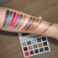 Palette de fards à paupières holographiques sans talc, personnalisée, marque privée, fini mat, scintillant, multichrome, végane