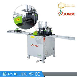 Coupeur semi-automatique de profilés de portes et fenêtres en aluminium JUNDE à 90 degrés - Product Image 2