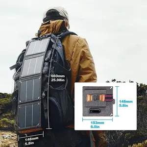 New Design Waterproof ETFE Portable Foldable Solar Panel Kit 14W 21W 28W 40W Panel Solar Completo Solar Panel Charger For Laptop