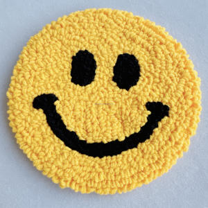 Venta al por mayor <span class=keywords><strong>Idea</strong></span> de regalo Punch Needle Coaster Taza hecha a mano Alfombra Posavasos - Product Image 2