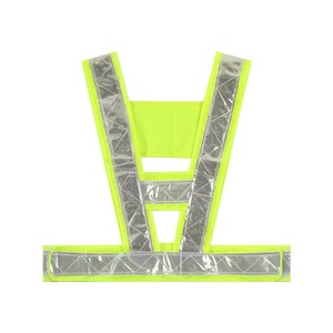 Gilet de sécurité réfléchissant en forme de V Norris, orange haute visibilité, pour la construction routière, l'aménagement paysager, la circulation et le cyclisme - Product Image 4