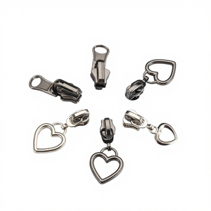 Tirettes de fermeture éclair personnalisées en alliage de zinc sans nickel avec verrouillage automatique pour sacs et sacs à main, finition plaquée - Product Image 4