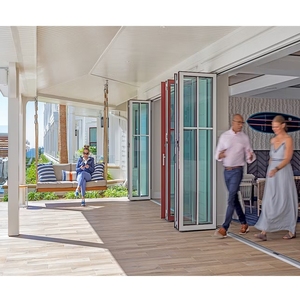 <strong>Best</strong> Seller Insulated Interior French <strong>Doors</strong> Folding Aluminum Accordion <strong>Bifold</strong> Patio Low-e Glass <strong>Doors</strong> for Villas Finished - Product Image 2