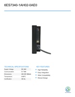 Automate programmable industriel d'occasion 6ES7340-1AH02-0AE0, tension de fonctionnement 5V, interface P-Bus pour systèmes de contrôle industriel