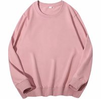 Sweat-shirt d'hiver pour homme en coton 100% de haute qualité avec logo personnalisé sur le devant, noir uni, écologique, 330g