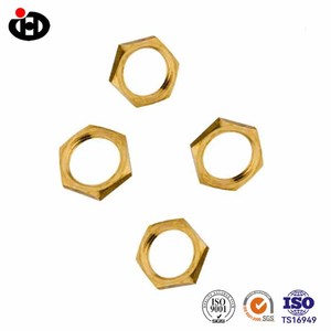 Mới tiêu chuẩn đồng lục giác Nut Brass Doanh kết nối nội bộ khóa Nut dày NUT - Product Image 2